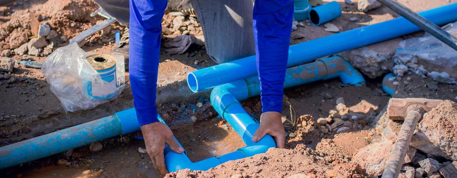 View of Sewer Line Repair Aurora - Damaged Sewer Line Repair Services