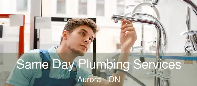  Same Day Plumbing Services Aurora - ON